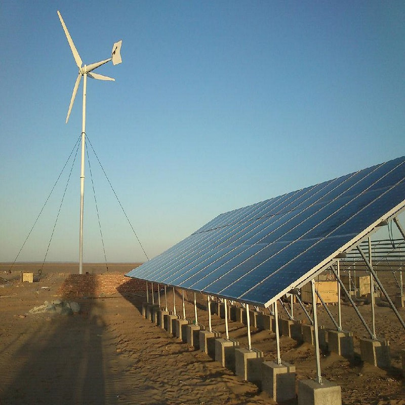 Hybrid Wind Solar Energy System