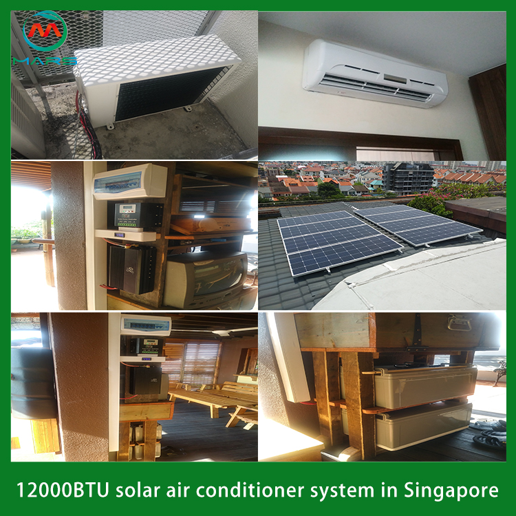 Solar System Manufacturer 18000BTU Solar Aircondition Units For Hotel Rooms
