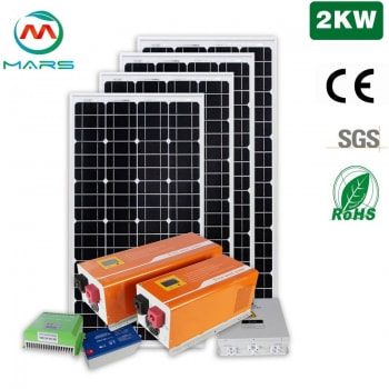 Low Cost High Efficiency 2KW PV Solar Panel System Manufacturer