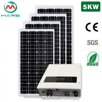 Good Solar Company Solar Panel System Price 5KW On Grid Solar Powered House