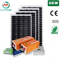 Solar System Maufacturer 5KW Solar Energy For Home Electricity Generation