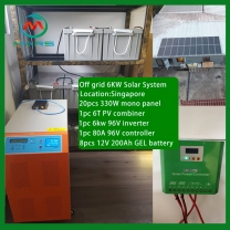Solar System Manufacturer 6KW Cheap Solar System Residential 