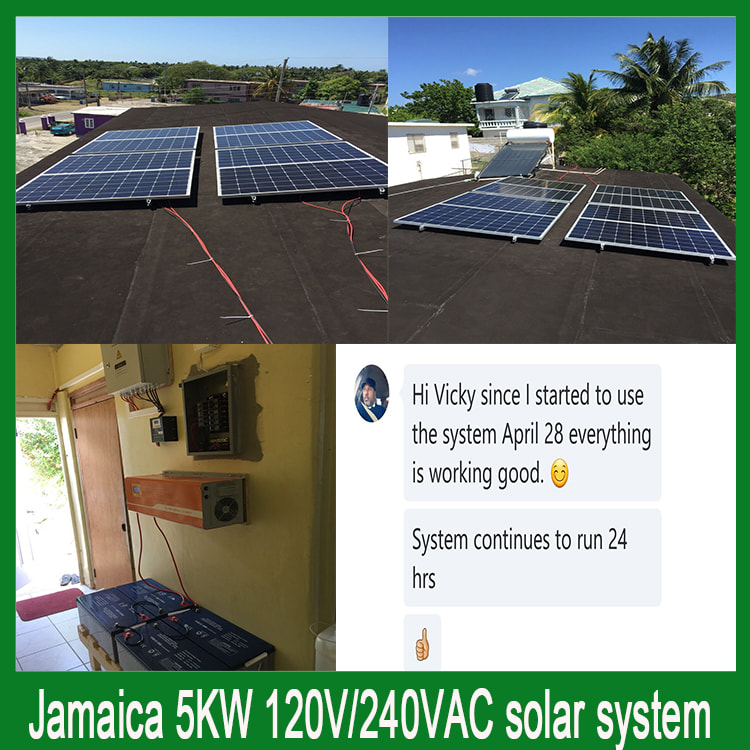 5KW Solar System Electricity In Jamaica