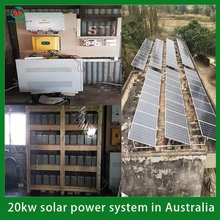 Stand alone solar system supply power to Australia's national broadband network