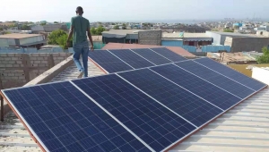 Residential solar panel system off-grid and on grid