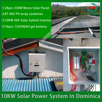 Solar System Manufacturer 10KW Battery Inverter System For Home