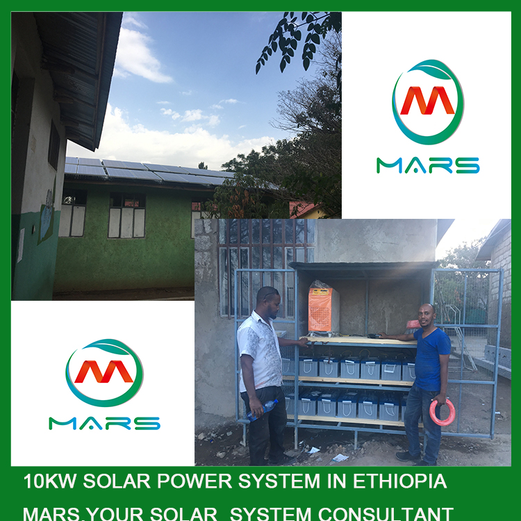 10KW Solar Electric Supply Ethiopia