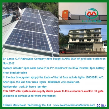 Solar System Manufacturer 3KW Off Grid Solar System Kit South Africa