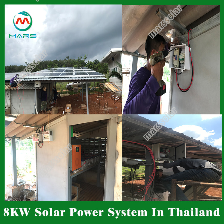 8KW Residential Solar Panels In Thailand