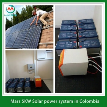 Solar System Manufacturer 5KW Available Solar Power For Home Use	