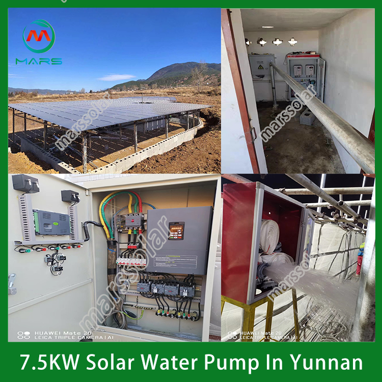 7.5HP Solar Motor Water Well Pump System Manufacturer