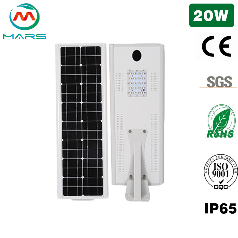 Solar Street Light Manufacturer 20W Solar Post Lantern