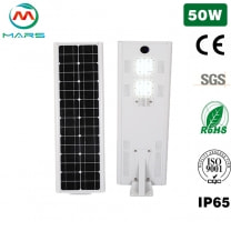 Solar Street Light Manufacturer 50W Solar Pole Lights Outdoor