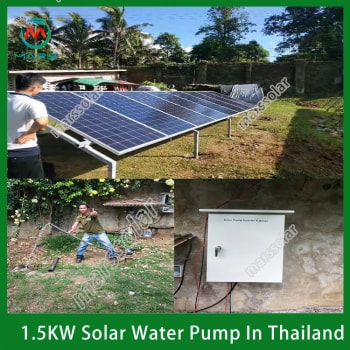 Solar System Manufacturer 7.5HP Borehole Solar System