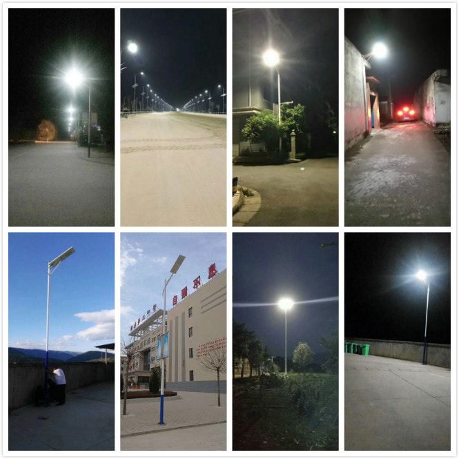 Solar Street Light Manufacturer 120W White Solar Post Lights