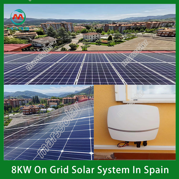 8KW On Grid Solar Power Plant In Spain