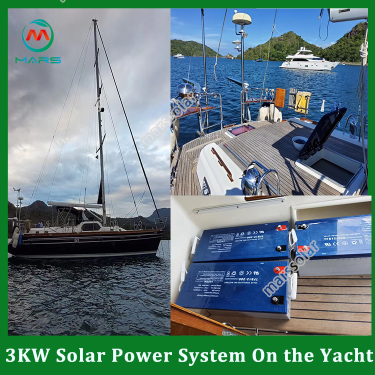 3KW Boat Lift Solar Charging Kit In Russia