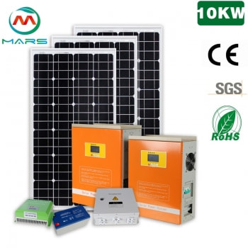 10KW Solar Panel Photovoltaic Off Grid Stand Alone Kit Free Electricity