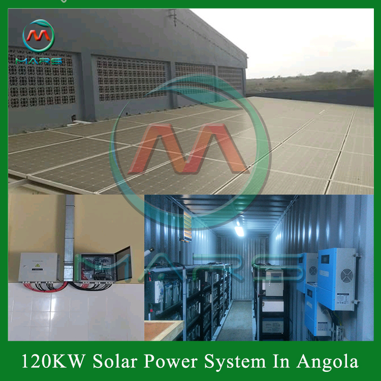 Solar System Manufacturer 120KW 3phase solar power Angola