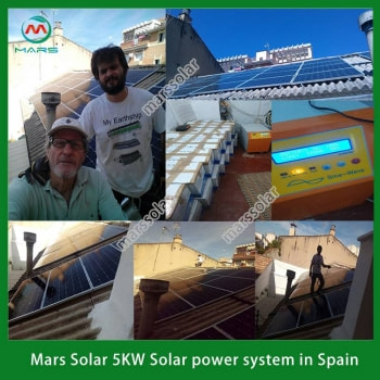 Solar System Manufacturer 5 Kilowatt Light Load Solar System