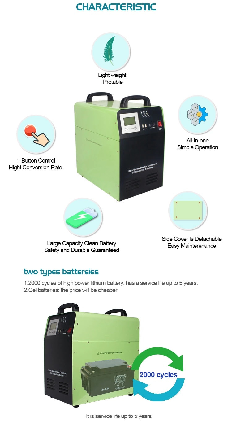 Solar System Manufacturer 500W Integrated Off Grid Solar System South Africa