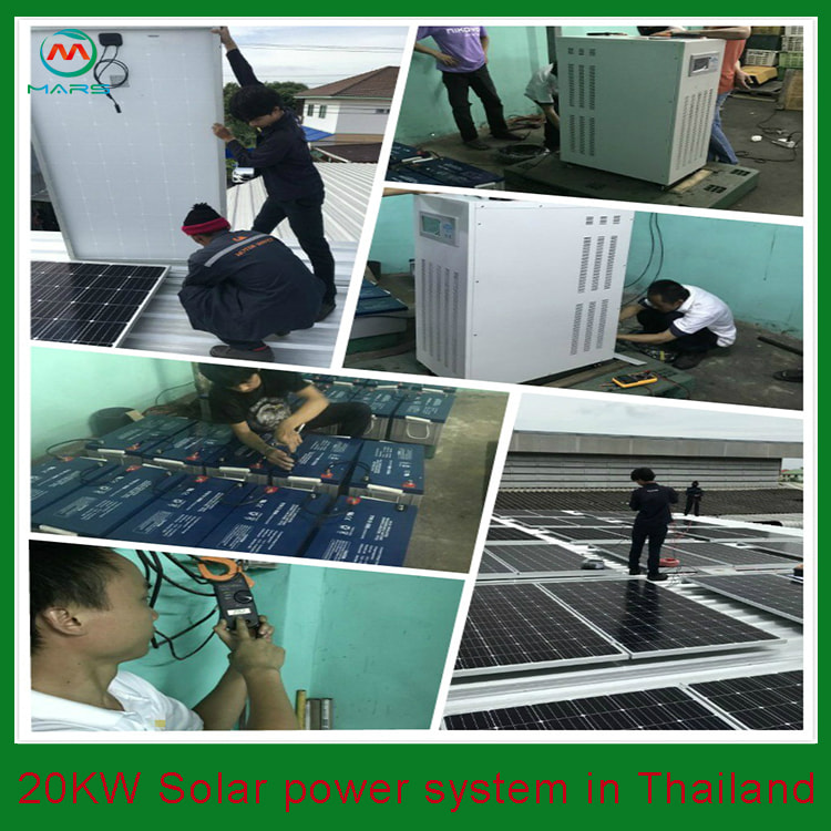 20KW Solar Backup System In Thailand