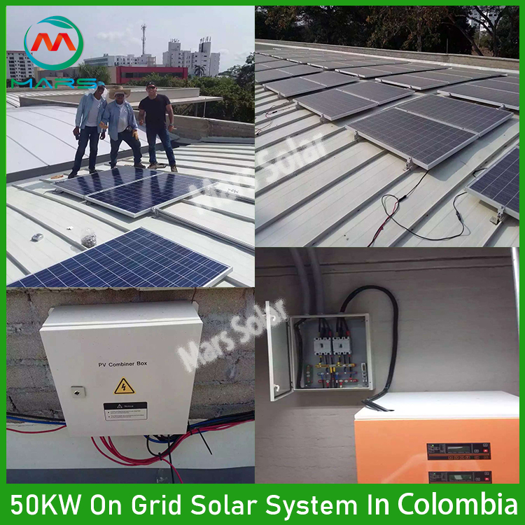 50KW Solar Power Generator System In Colombia