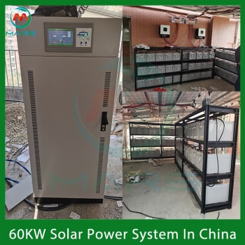 Solar System Manufacturer 60KW Off Grid Solar System