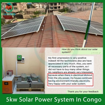 Solar Power Plant For Domestic Use