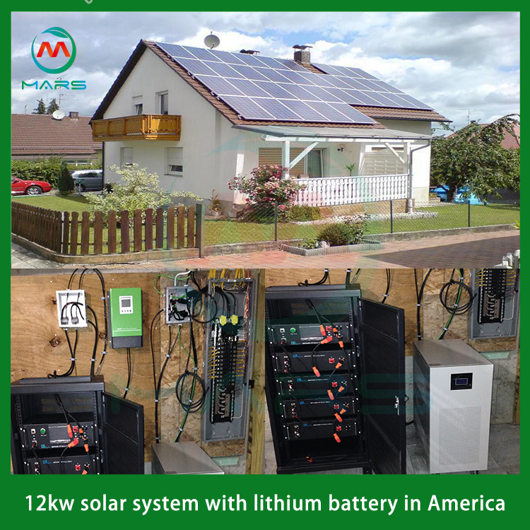 12KW Home Solar Panel Kits With Batteries In USA