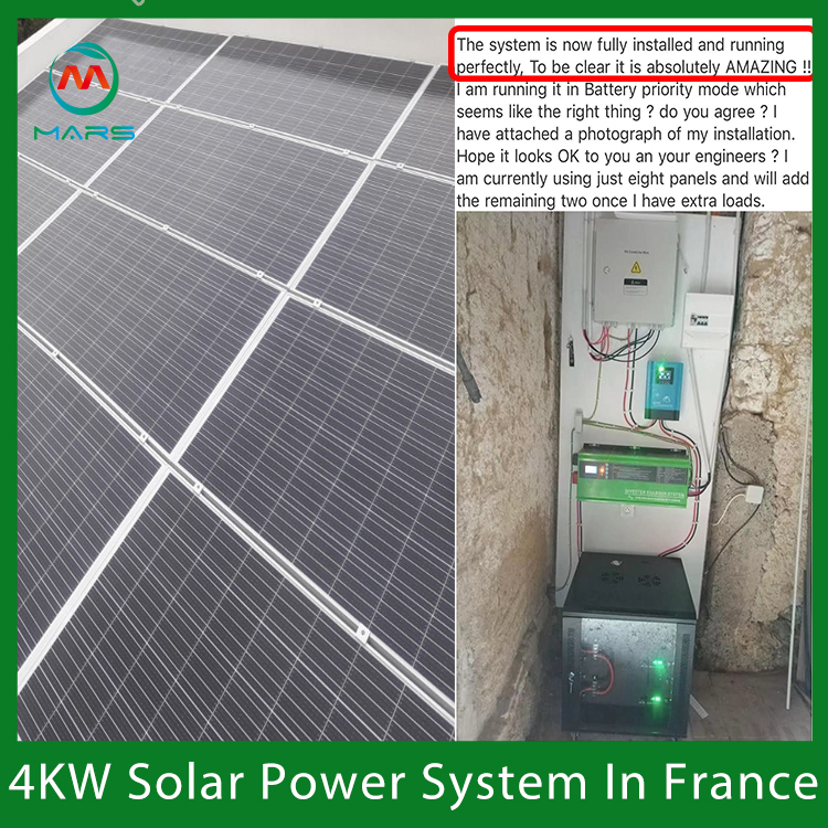 4KW Solar Power Generator For Home In France