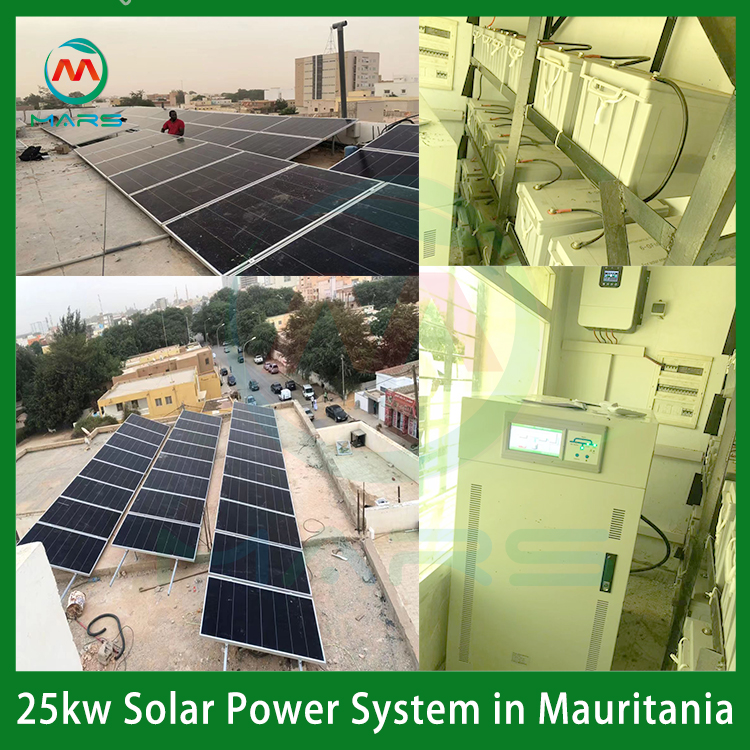 25KW Industrial Solar System In Mauritania