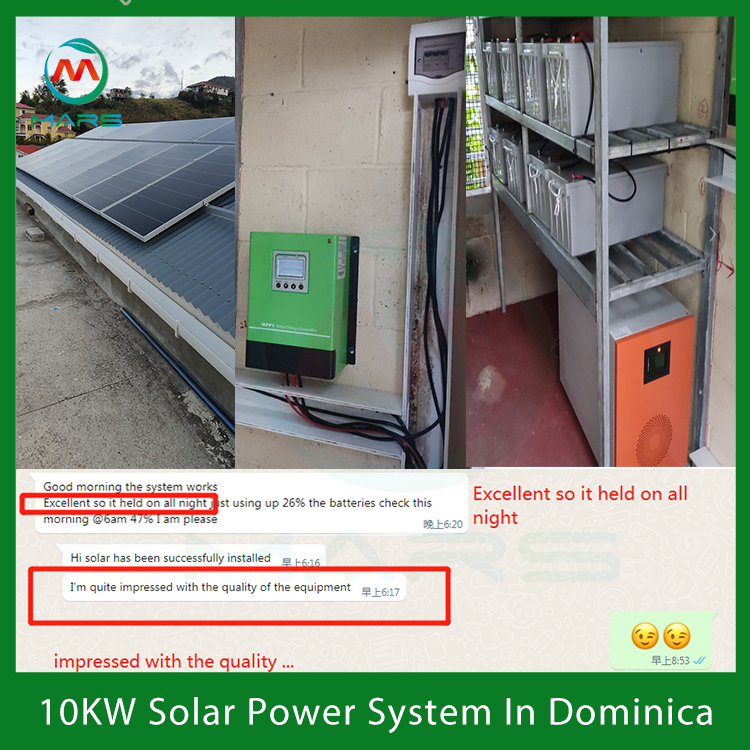 10KW Whole Home Solar System In Dominica