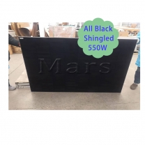 half cell solar panels 500w 550w 525w black frame 182 cell roof system