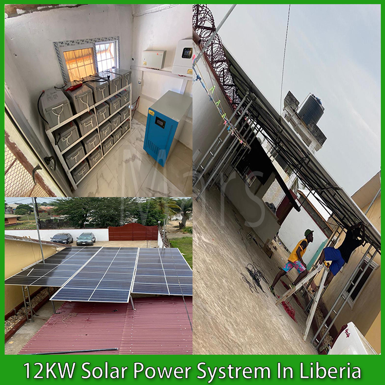 12KW Solar Panel System For House In Liberia