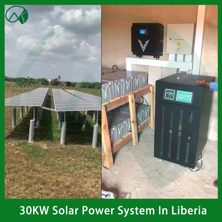 30KW Solar System Plant In Liberia