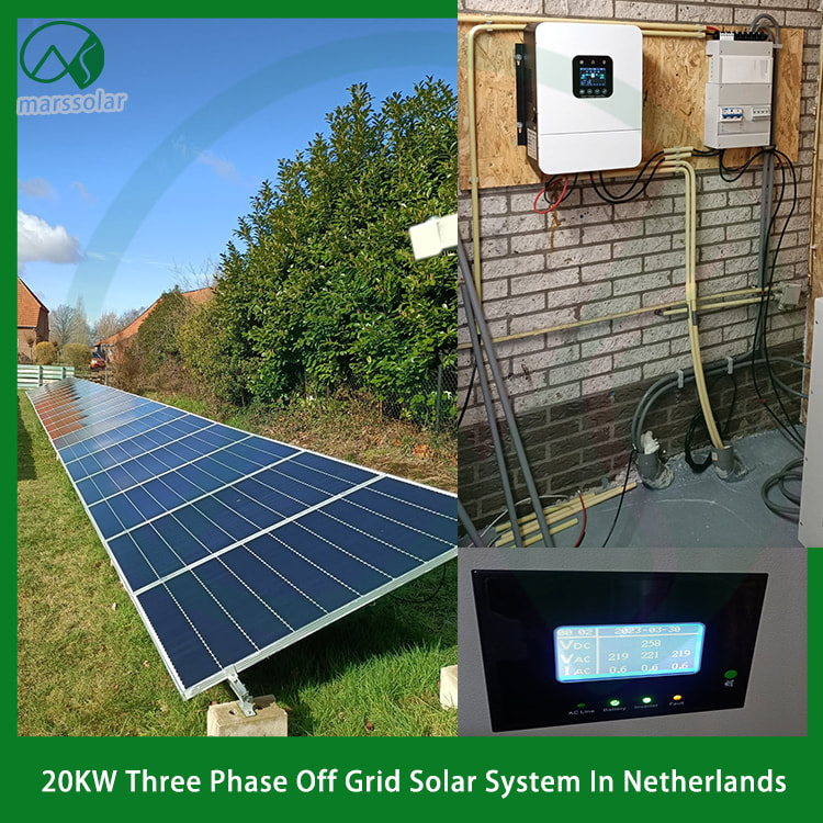 20KW Solar Power Generation System In Netherlands