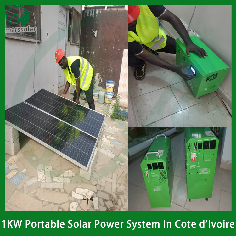 1KW Solar Panel Unit Generation In Cote d'Ivoire