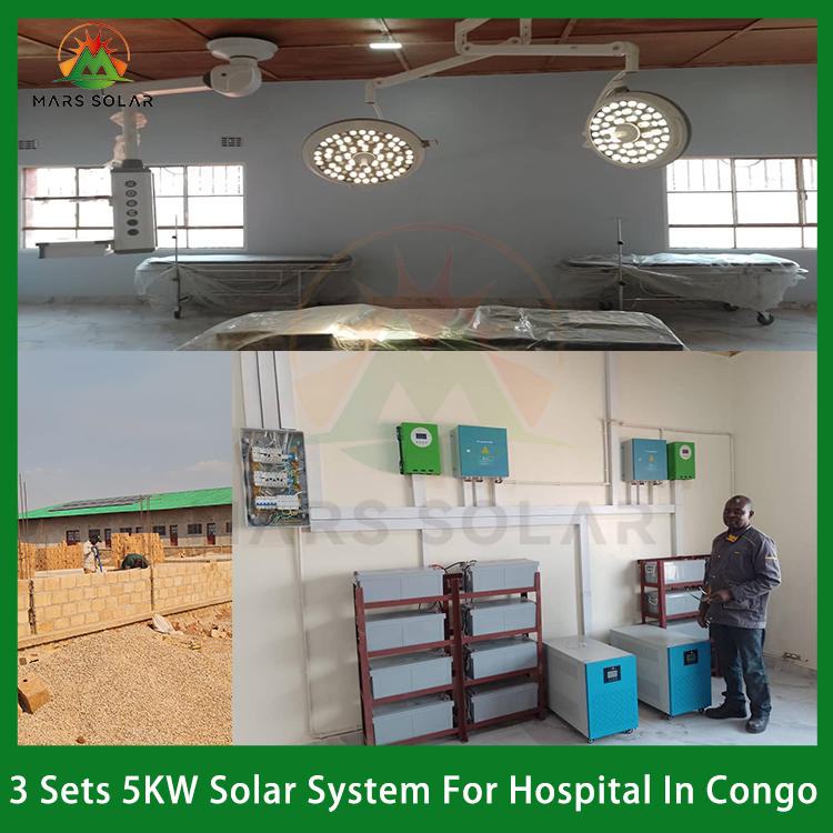 5KW Off-grid Solar Setup In Congo Hospital 