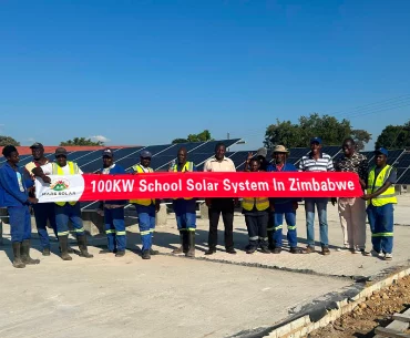 100KW School Solar System In Zimbabwe