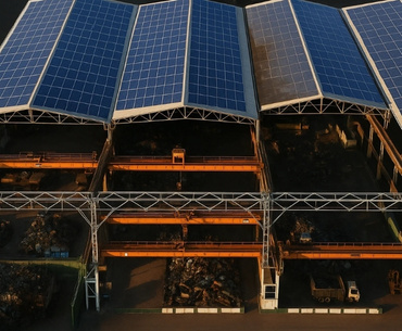 200kW Solar-Powered Metal Recycling Plant in Manila