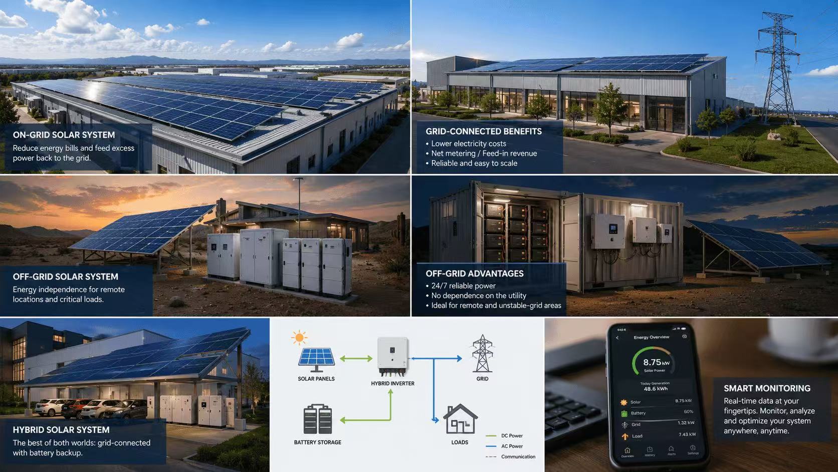 On-Grid vs Off-Grid Solar Power Systems: A B2B Decision Guide for 2026