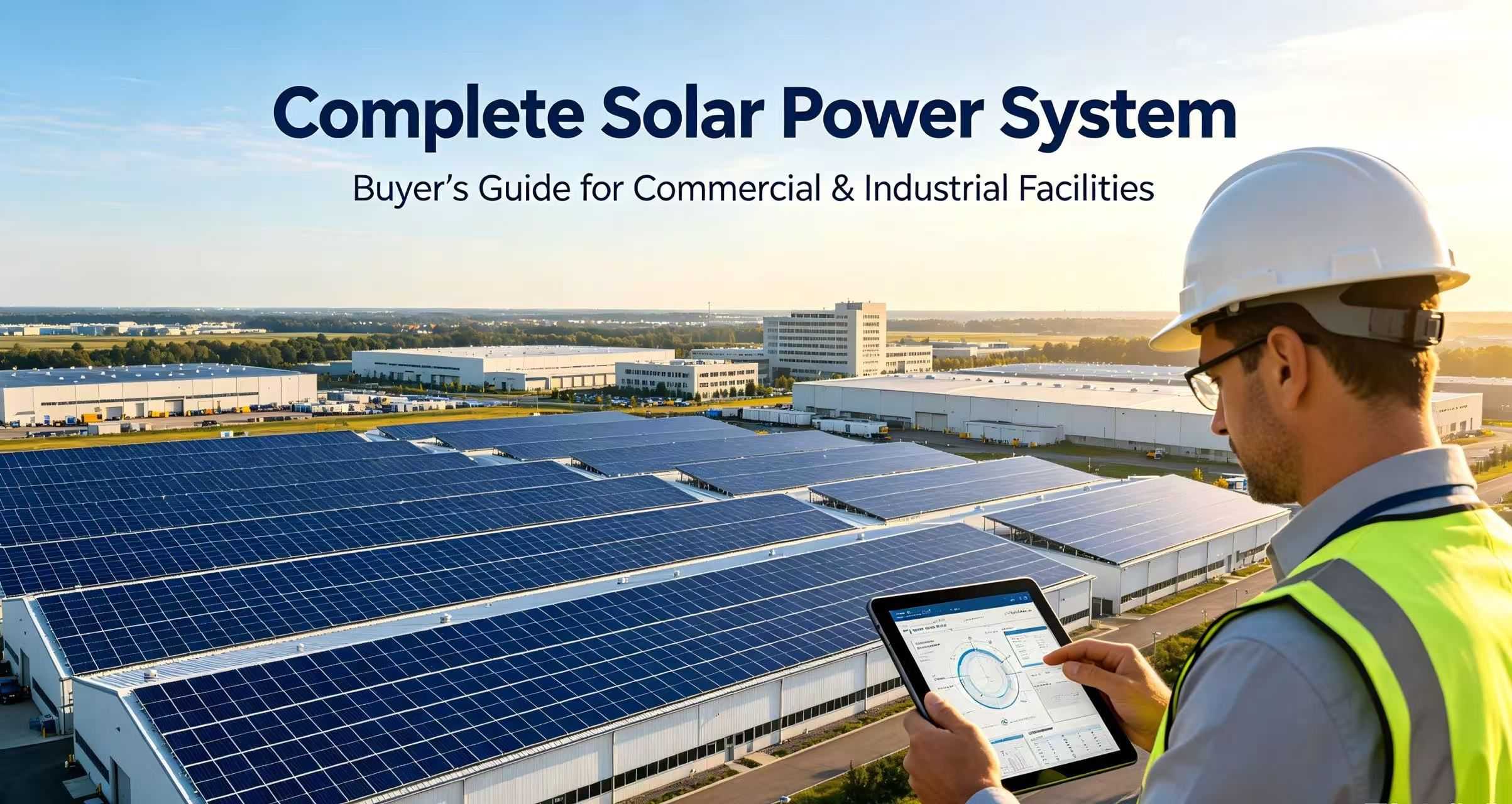 Complete Solar Power System  Buyer’s Guide for Commercial & Industrial Facilitie